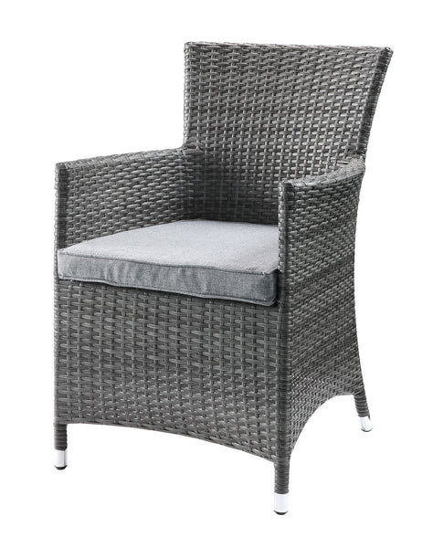 LM Modern 3 Piece Gray High back Wicker Patio Set