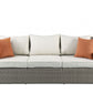 GR 3 Piece Patio Sectional and Ottoman Set