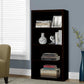 Labradortic Brown Four Tier Standard Bookcase