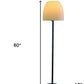 ON1 60 Traditional Shaped Floor Lamp with White Bowl Shade