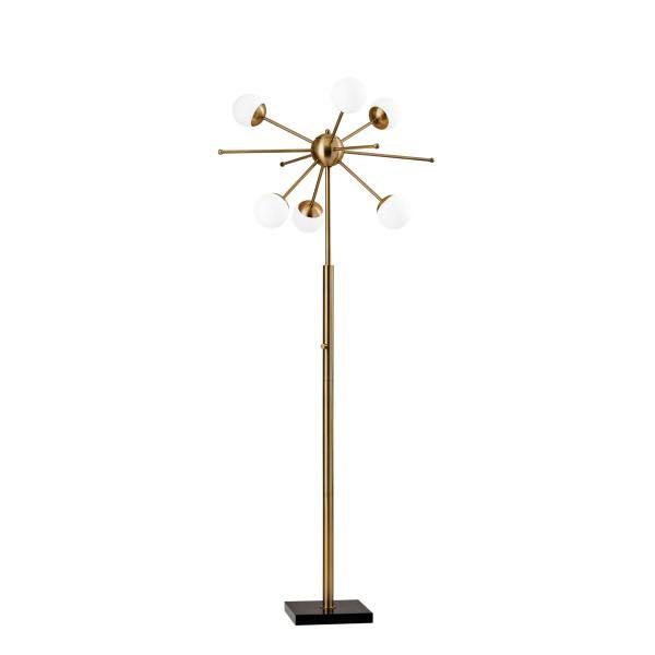 SS 64 Brass Six Light Novelty Floor Lamp