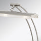 GL Wide Angle Adjustable Brushed Steel Metal LED Desk Lamp