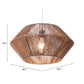 TY Brown Dashy Ceiling Lamp