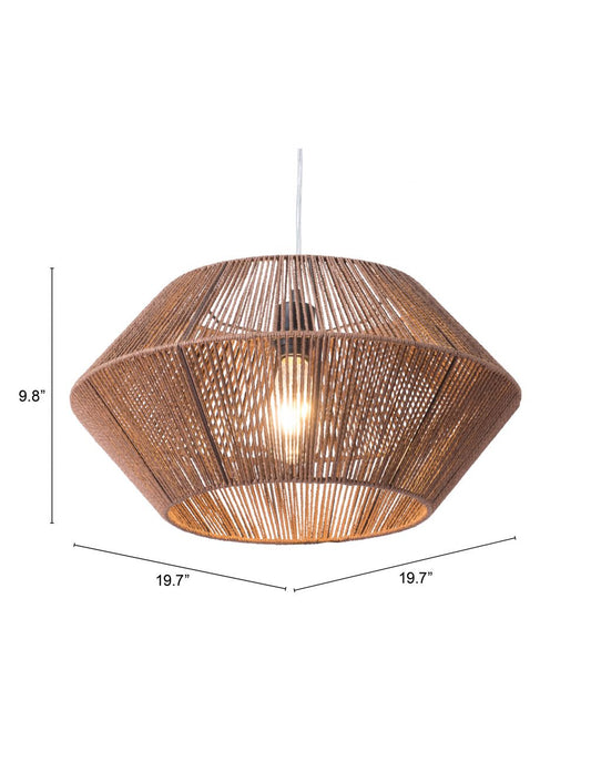 TY Brown Dashy Ceiling Lamp