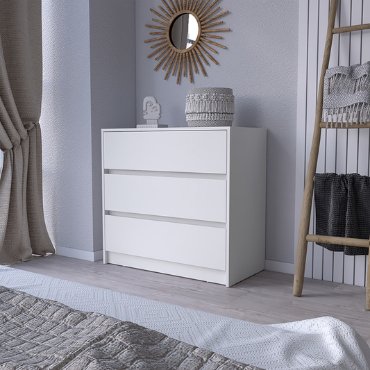 Jasper White Three Drawer Dresser