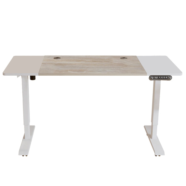 Donovan Adjustable White Standing Desk