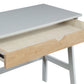 Pandora 36" Gray and Natural Writing Desk