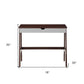 Einer 36" Brown and White Writing Desk