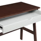 Einer 36" Brown and White Writing Desk