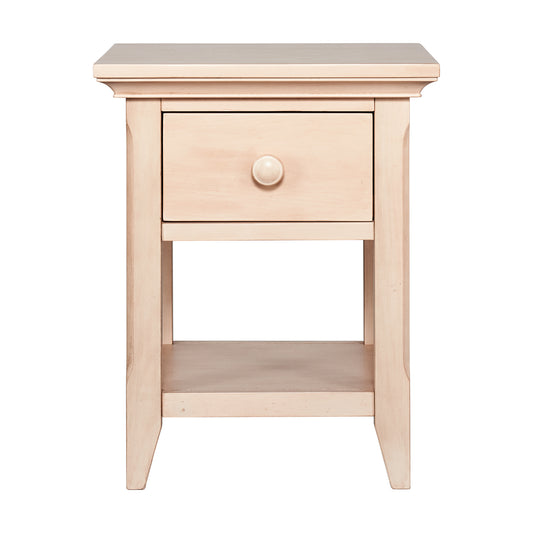 Chidi 24" Sand One Drawer Nightstand