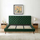 Henry Velvet Platform Bed