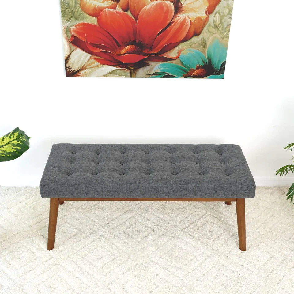 Sharp Modern Fabric Bench