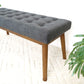 Sharp Modern Fabric Bench