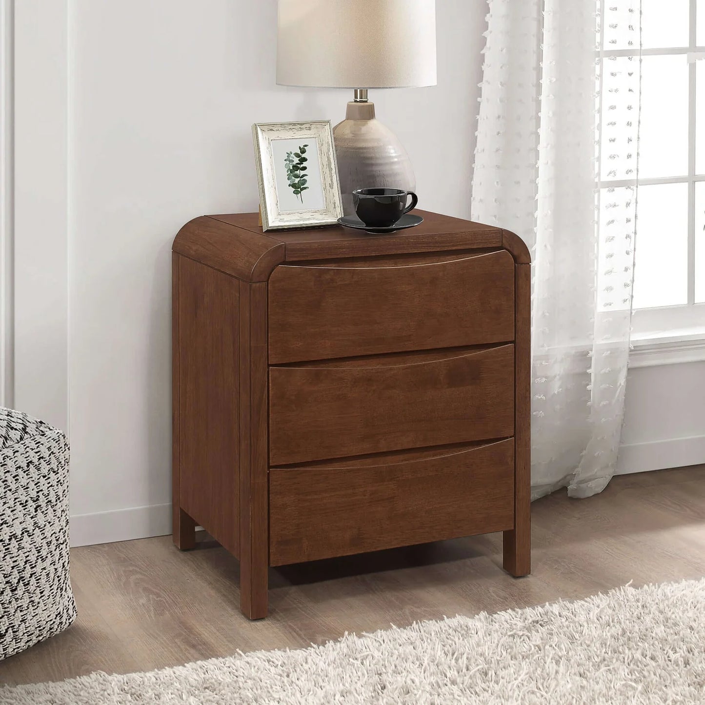 Valerie Mid-Century Modern Night Stand